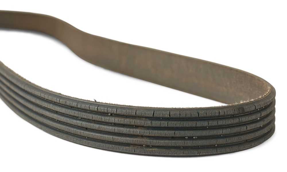 1. Worn serpentine belt