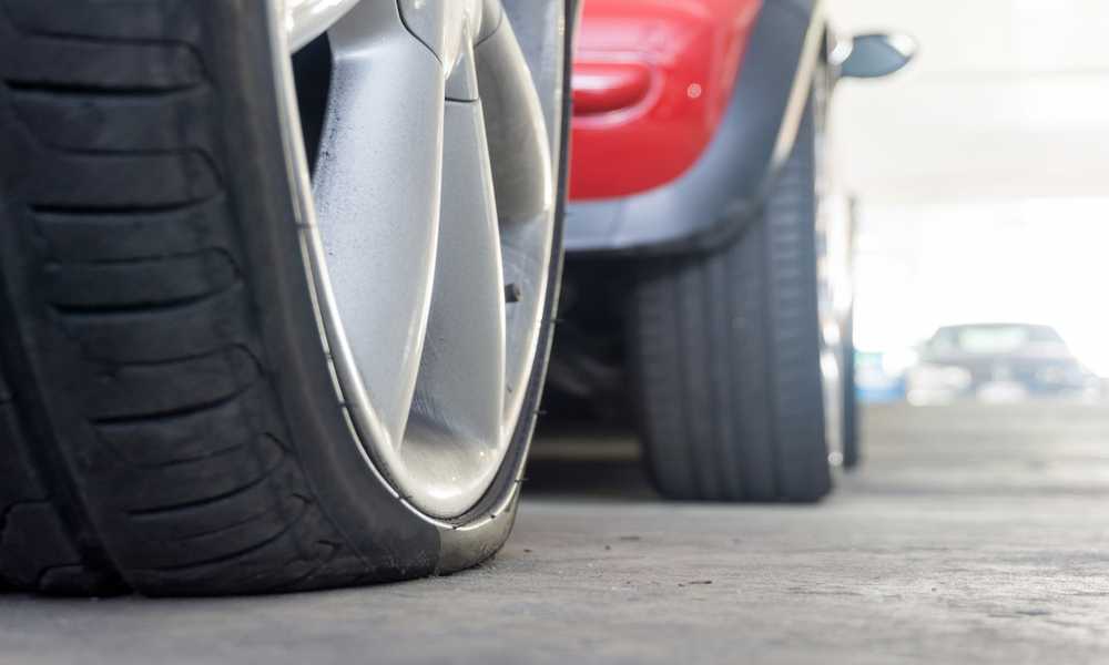 4. Low tire pressure