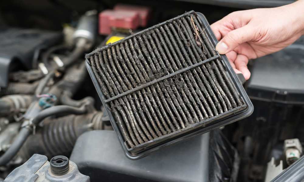 7. Clogged air filters