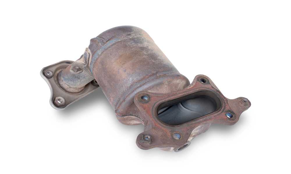 Damaged catalytic converter