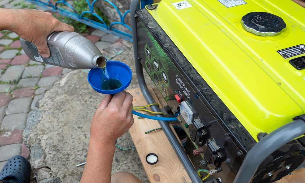 When should I change my generator oil