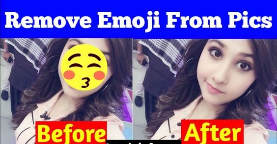 How to remove emoji from photo free